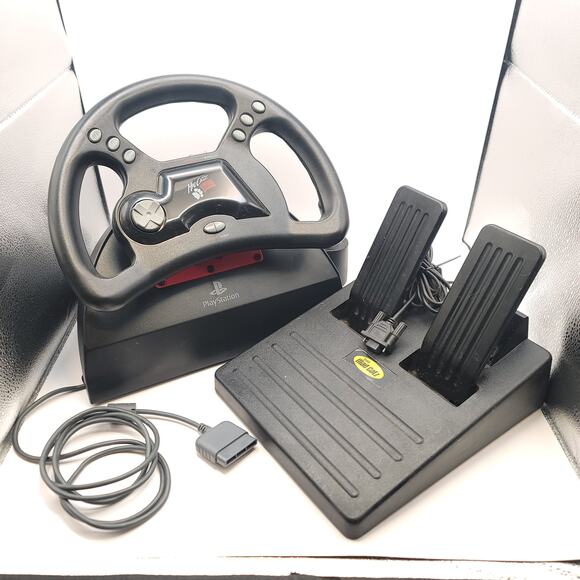 Mad Catz Sony Playstation Racing Analog Racing Wheel Controller - Picture 1 of 11
